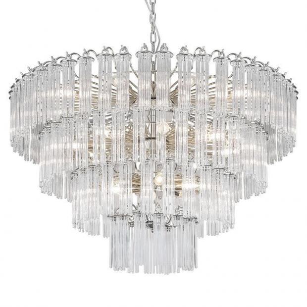 L Arte Luce Luxury L08520.98 светильник подвесной, chrome L08520.98