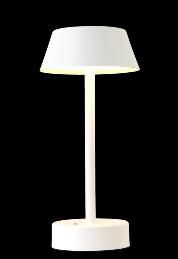 Аккумуляторная настольная лампа Crystal Lux SANTA LG1 WHITE SANTA LG1 WHITE